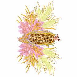 Corn Embroidery Design 8 Corn Embroidery Design 8